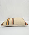 Turkish Hemp Pillow Cushion Natural Cream Brown Pink Pillow Cushion Cover 16" x 24" #9081