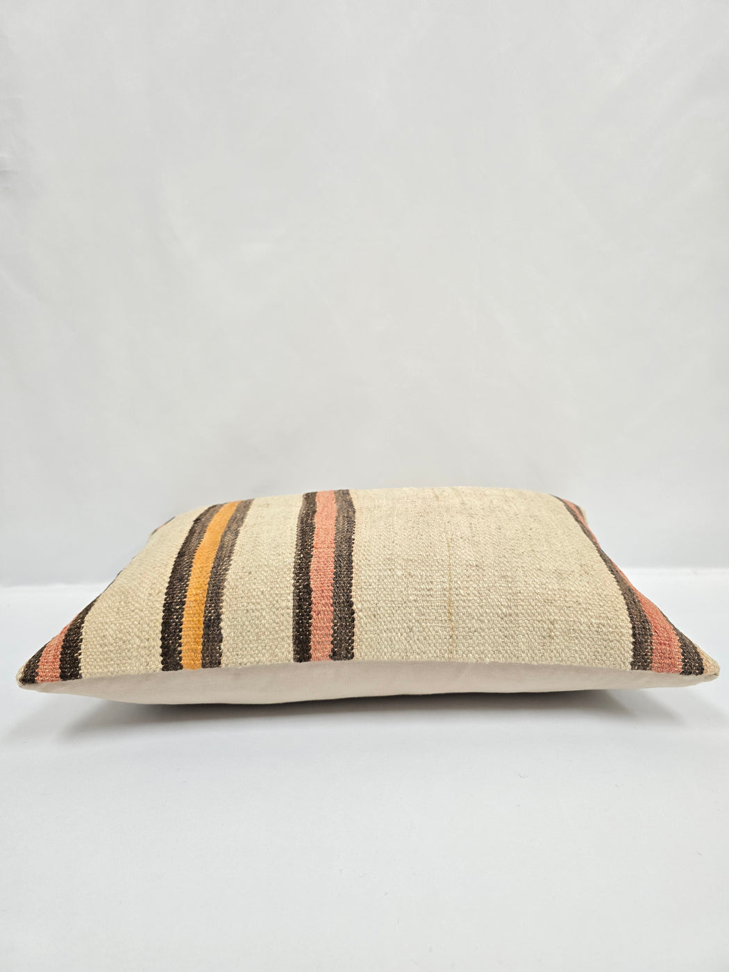 Turkish Hemp Pillow Cushion Natural Cream Brown Pink Pillow Cushion Cover 16" x 24" #9081