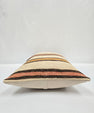 Turkish Hemp Pillow Cushion Natural Cream Brown Pink Pillow Cushion Cover 16" x 24" #9081