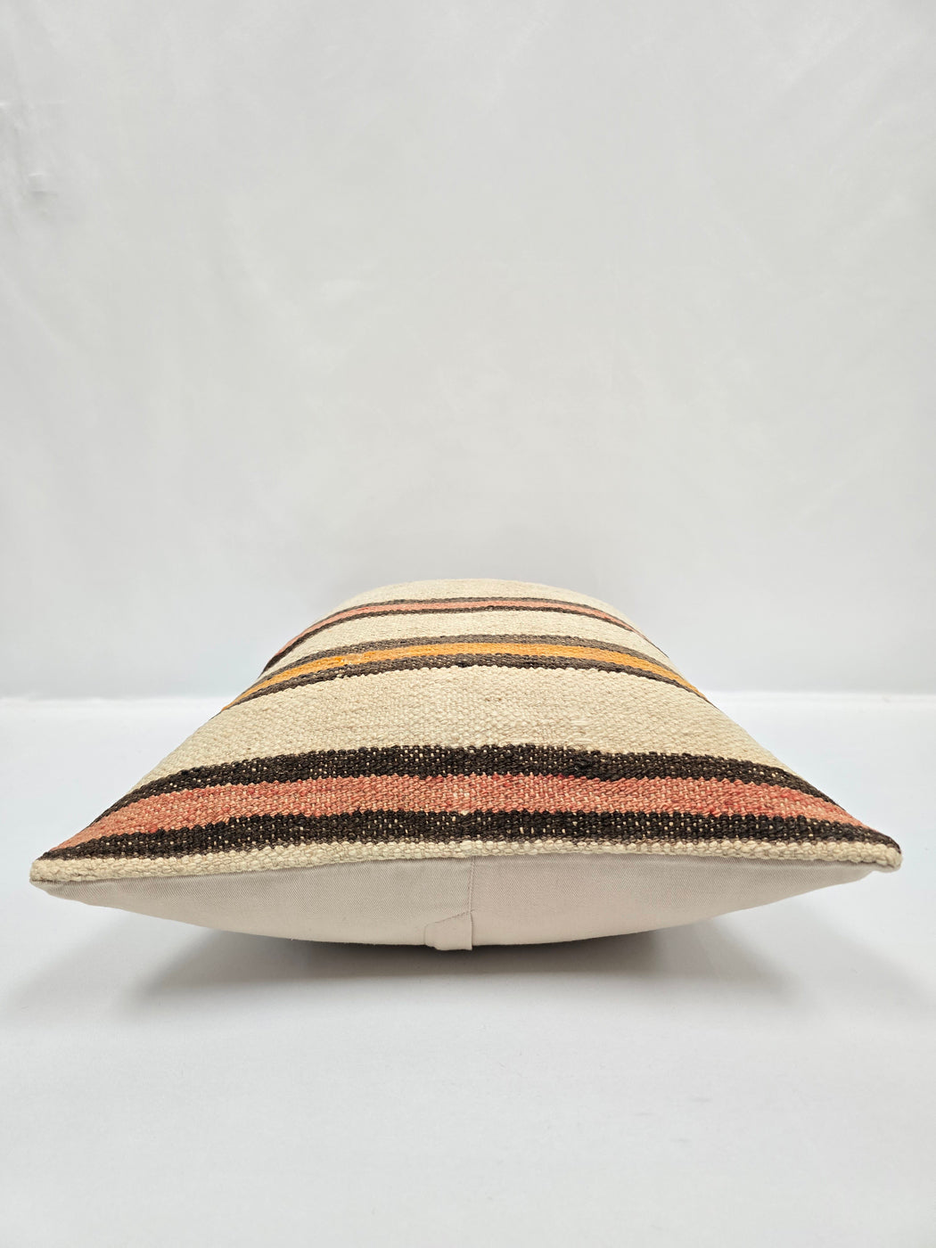 Turkish Hemp Pillow Cushion Natural Cream Brown Pink Pillow Cushion Cover 16" x 24" #9081