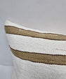 Turkish Hemp Pillow Cushion Natural Cream Red Green Pillow Cushion Cover 16" x 24" #9080