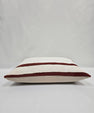 Turkish Hemp Pillow Cushion Natural Cream Red Green Pillow Cushion Cover 16" x 24" #9080