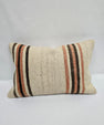 Turkish Hemp Pillow Cushion Natural Cream Brown Pink Pillow Cushion Cover 16" x 24" #9079