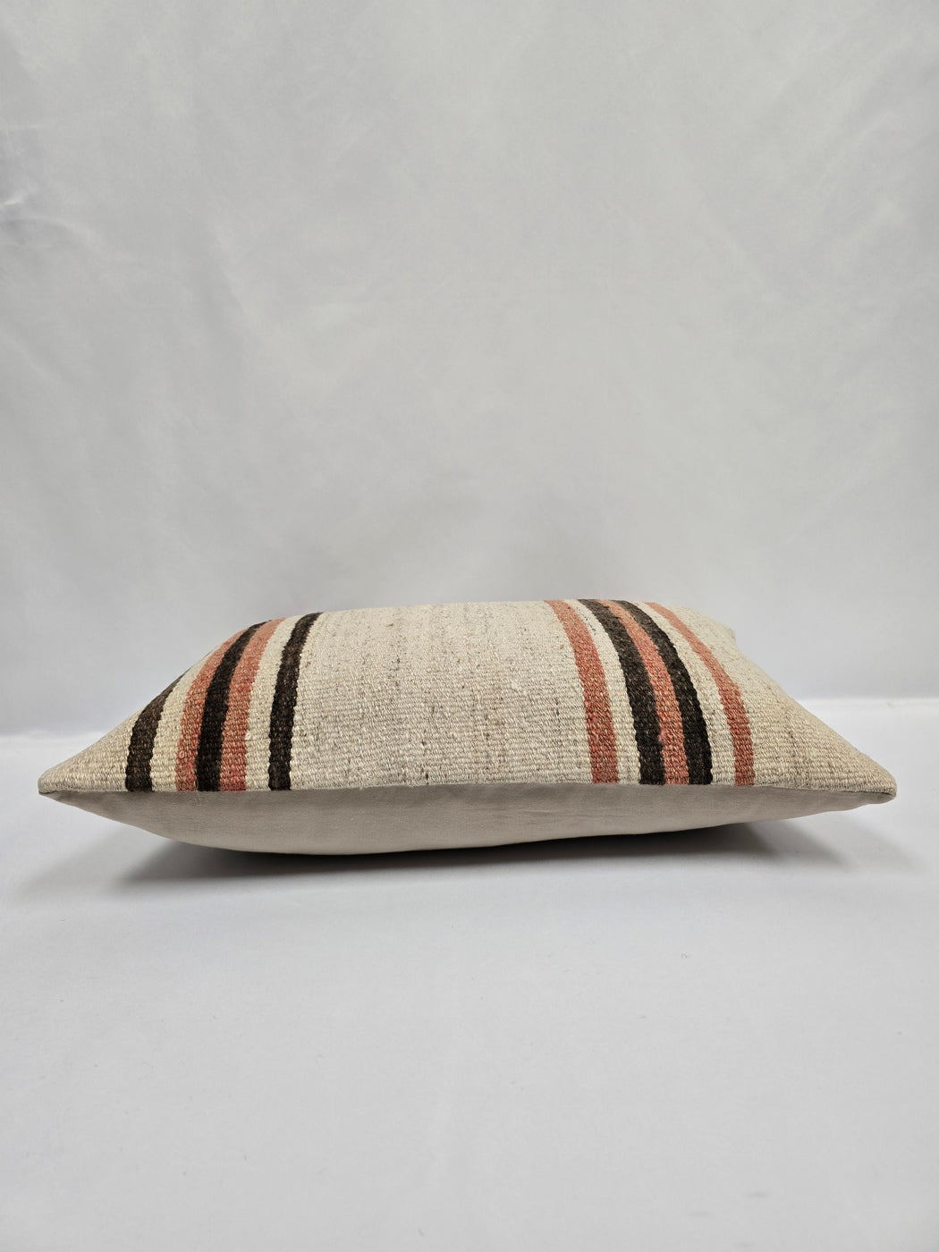 Turkish Hemp Pillow Cushion Natural Cream Brown Pink Pillow Cushion Cover 16" x 24" #9079