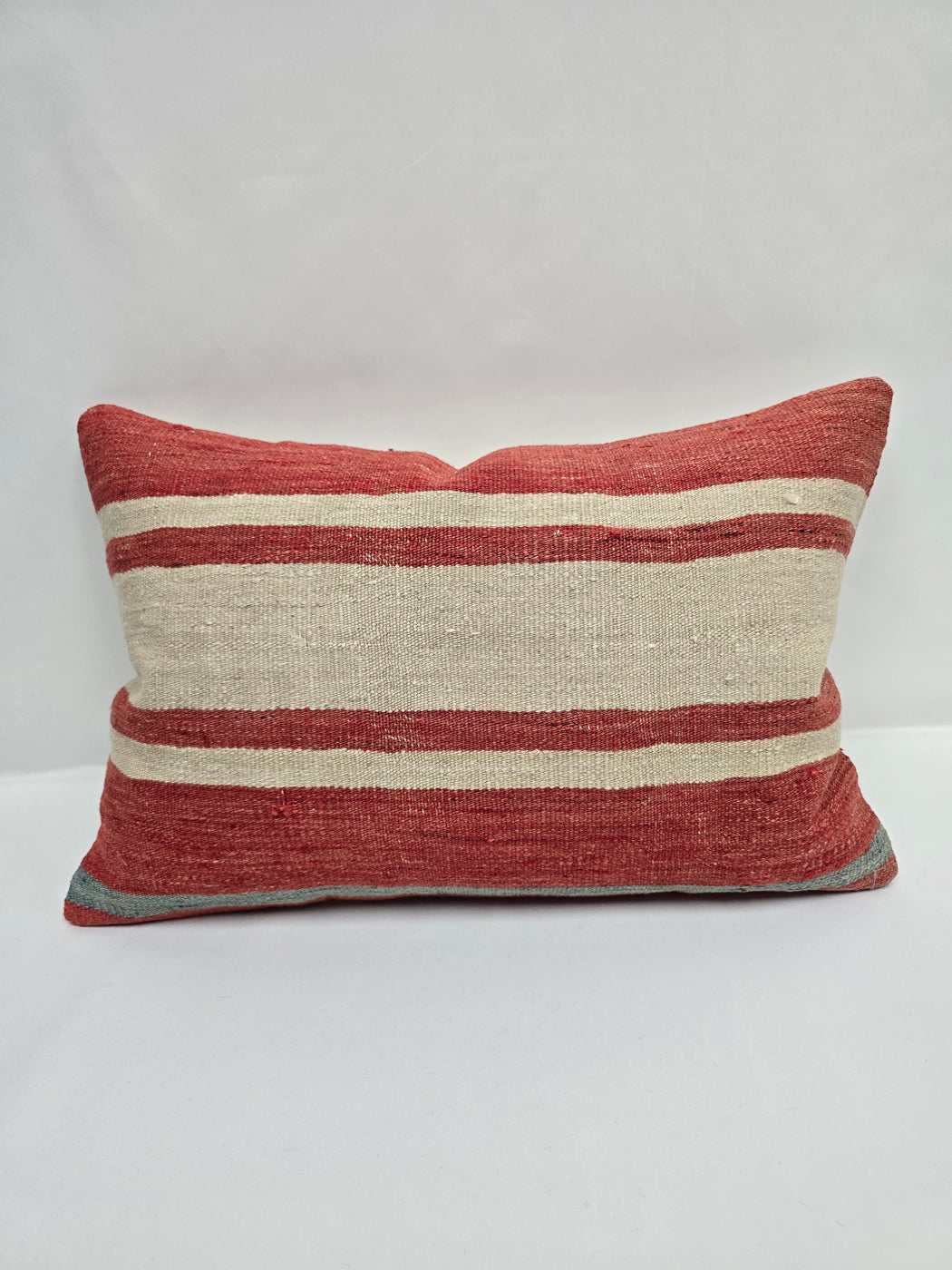 Turkish Hemp Pillow Cushion Natural Cream Brown Pillow Cushion Cover 16" x 24" #9075