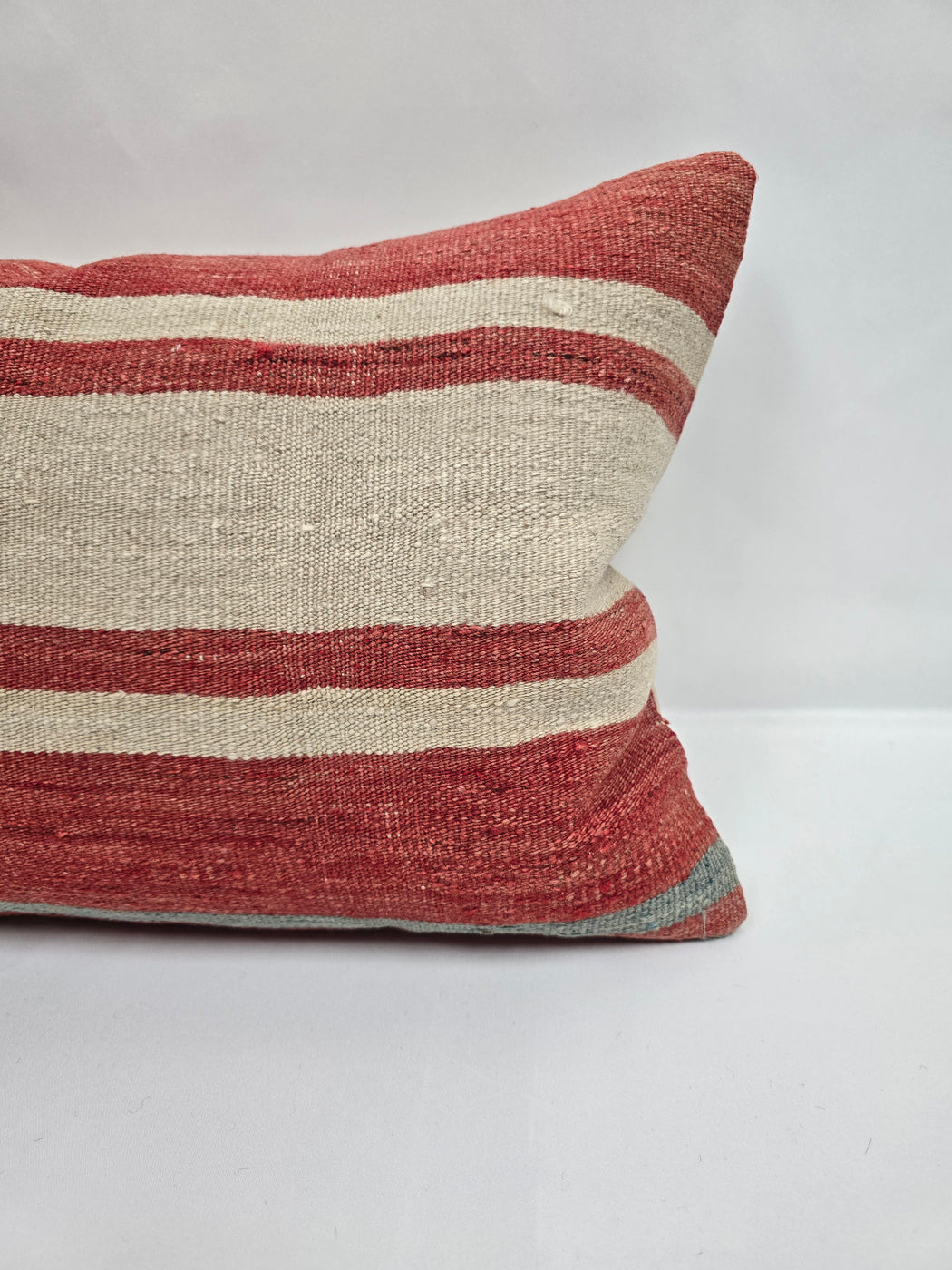 Turkish Hemp Pillow Cushion Natural Cream Brown Pillow Cushion Cover 16" x 24" #9075