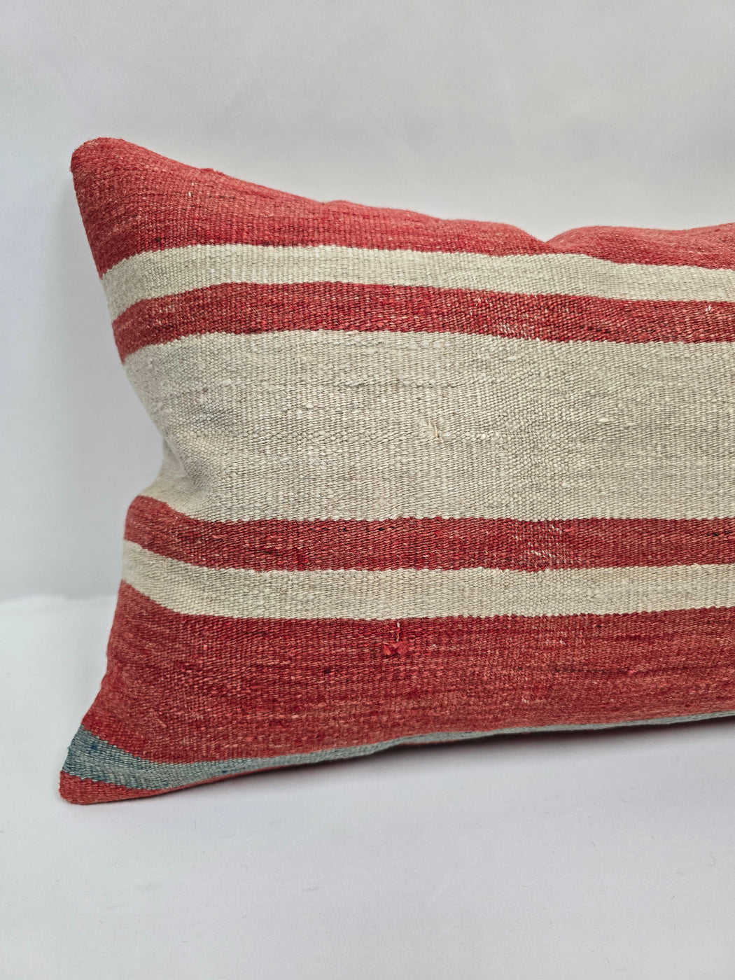 Turkish Hemp Pillow Cushion Natural Cream Brown Pillow Cushion Cover 16" x 24" #9075