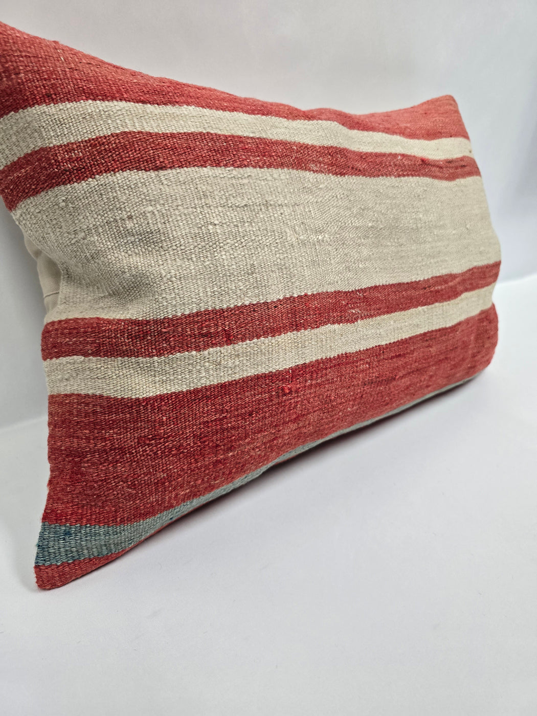 Turkish Hemp Pillow Cushion Natural Cream Brown Pillow Cushion Cover 16" x 24" #9075