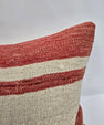 Turkish Hemp Pillow Cushion Natural Cream Brown Pillow Cushion Cover 16" x 24" #9075