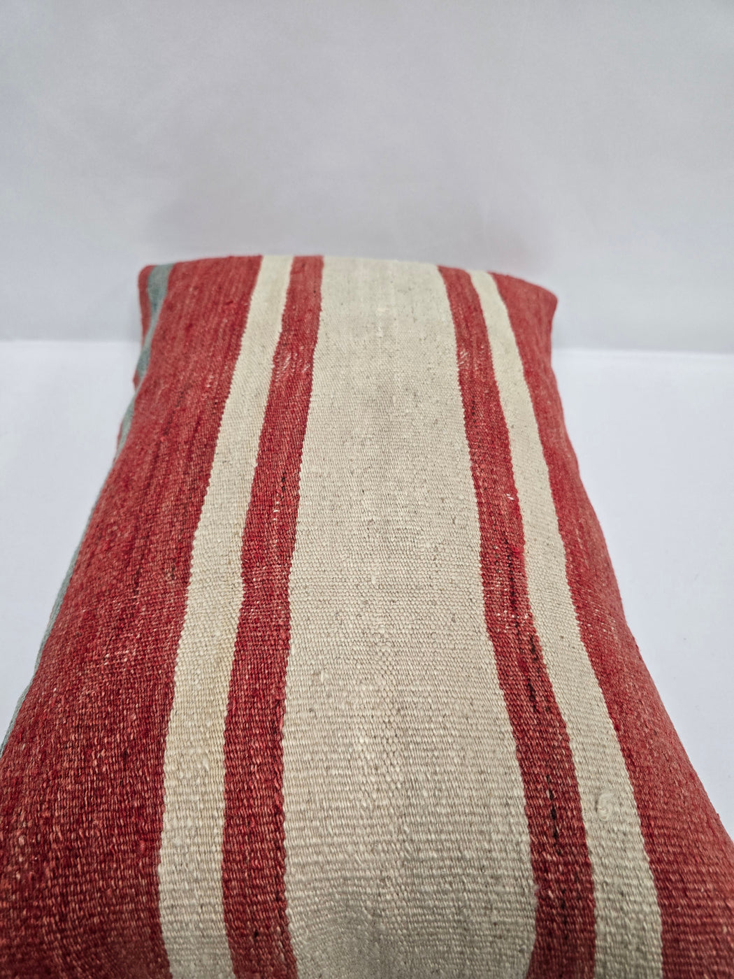 Turkish Hemp Pillow Cushion Natural Cream Brown Pillow Cushion Cover 16" x 24" #9075
