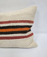 Turkish Hemp Pillow Cushion Natural Cream Brown Black Pillow Cushion Cover 16" x 24" #9074