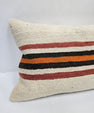 Turkish Hemp Pillow Cushion Natural Cream Brown Black Pillow Cushion Cover 16" x 24" #9074