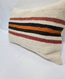 Turkish Hemp Pillow Cushion Natural Cream Brown Black Pillow Cushion Cover 16" x 24" #9074