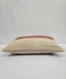 Turkish Hemp Pillow Cushion Natural Cream Brown Black Pillow Cushion Cover 16" x 24" #9074