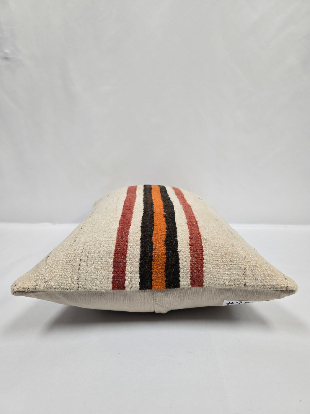 Turkish Hemp Pillow Cushion Natural Cream Brown Black Pillow Cushion Cover 16" x 24" #9074