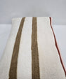 Turkish Hemp Pillow Cushion Natural Cream Green Pillow Cushion Cover 16" x 24" #9073