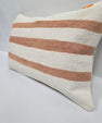 Turkish Hemp Pillow Cushion Natural Cream Rust Orange Pillow Cushion Cover 16" x 24" #9072