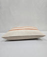 Turkish Hemp Pillow Cushion Natural Cream Rust Orange Pillow Cushion Cover 16" x 24" #9072