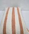 Turkish Hemp Pillow Cushion Natural Cream Rust Orange Pillow Cushion Cover 16" x 24" #9072
