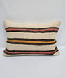 Turkish Hemp Pillow Cushion Natural Cream Black Pink Pillow Cushion Cover 16" x 24" #9071