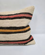 Turkish Hemp Pillow Cushion Natural Cream Black Pink Pillow Cushion Cover 16" x 24" #9071