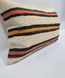 Turkish Hemp Pillow Cushion Natural Cream Black Pink Pillow Cushion Cover 16" x 24" #9071