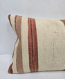Turkish Hemp Pillow Cushion Natural Cream Brown Pillow Cushion Cover 16" x 24" #9067