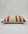 Turkish Hemp Pillow Cushion Natural Cream Brown Pillow Cushion Cover 16" x 24" #9067