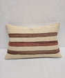 Turkish Hemp Pillow Cushion Natural Cream Brown Pillow Cushion Cover 16" x 24" #9064