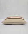 Turkish Hemp Pillow Cushion Natural Cream Brown Pillow Cushion Cover 16" x 24" #9064