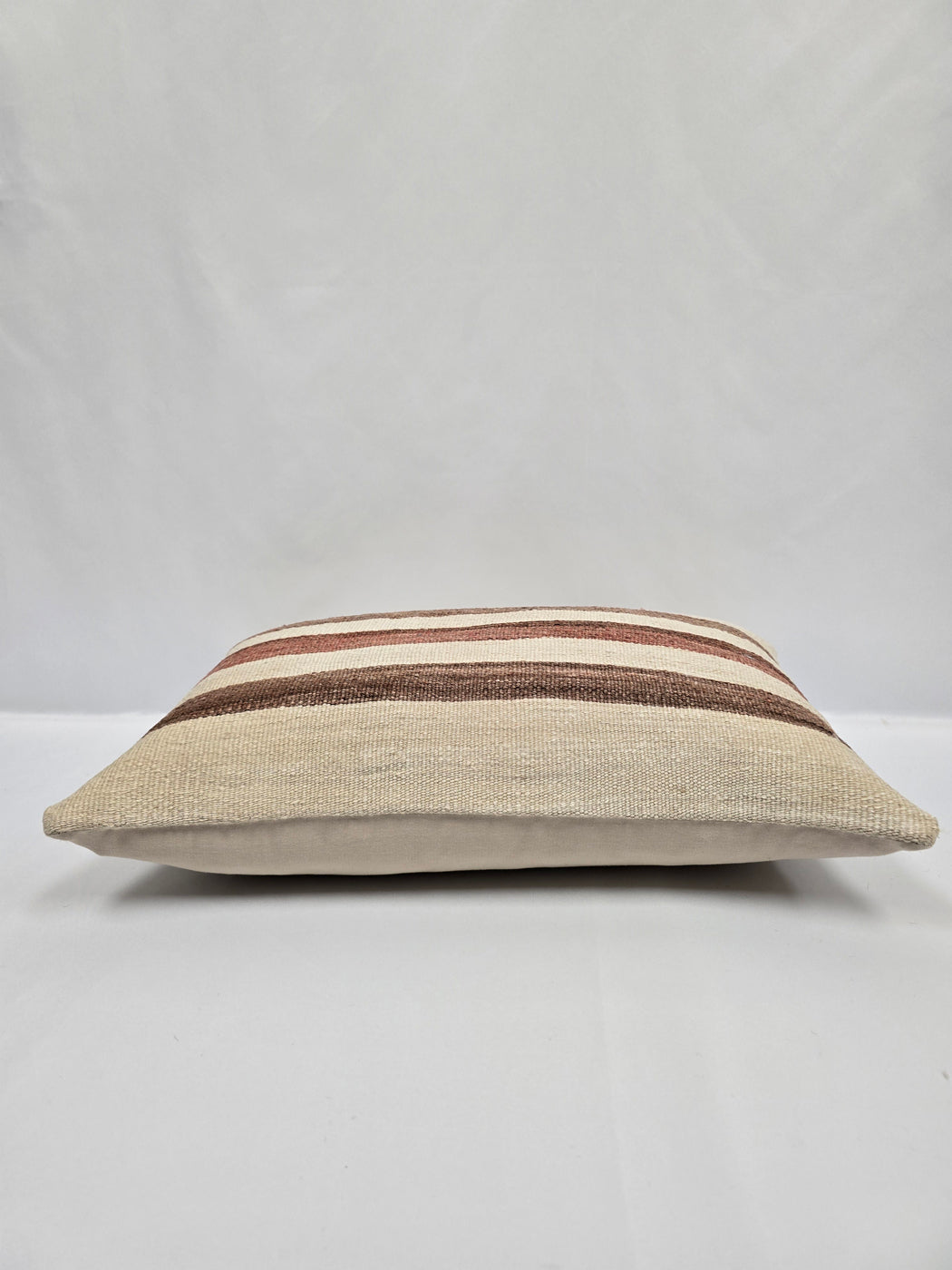 Turkish Hemp Pillow Cushion Natural Cream Brown Pillow Cushion Cover 16" x 24" #9064