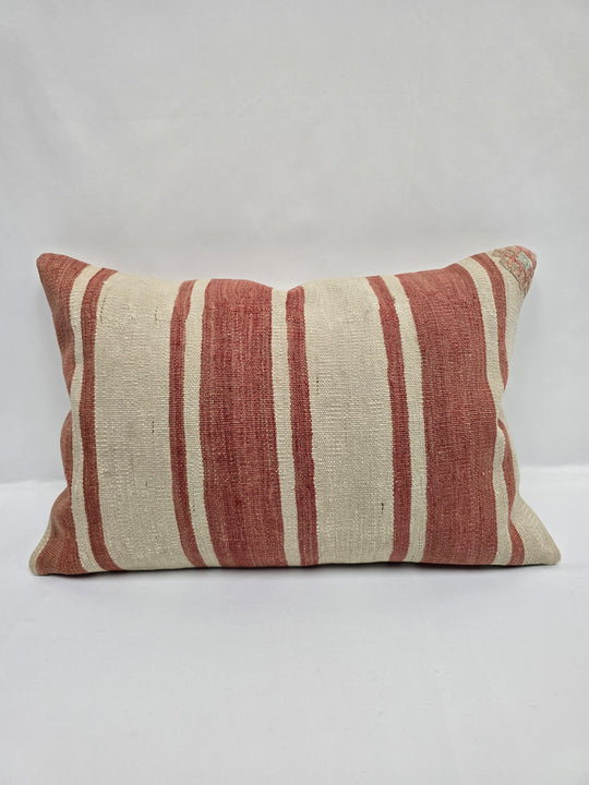 Turkish Hemp Pillow Cushion Natural Cream Brown Pillow Cushion Cover 16" x 24" #9063