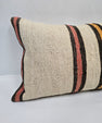 Turkish Hemp Pillow Cushion Natural Cream Black Pink Rust Pillow Cushion Cover 16" x 24" #9078