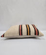 Turkish Hemp Pillow Cushion Natural Cream Black Pink Rust Pillow Cushion Cover 16" x 24" #9078