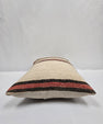 Turkish Hemp Pillow Cushion Natural Cream Black Pink Rust Pillow Cushion Cover 16" x 24" #9078