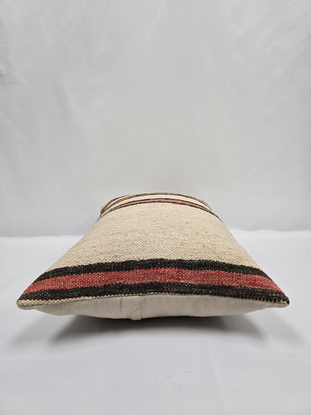 Turkish Hemp Pillow Cushion Natural Cream Black Pink Rust Pillow Cushion Cover 16" x 24" #9078