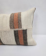 Turkish Hemp Pillow Cushion Natural Cream Brown Rust Pillow Cushion Cover 16" x 24" #9061