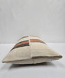 Turkish Hemp Pillow Cushion Natural Cream Brown Rust Pillow Cushion Cover 16" x 24" #9061