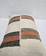 Turkish Hemp Pillow Cushion Natural Cream Brown Rust Pillow Cushion Cover 16" x 24" #9061