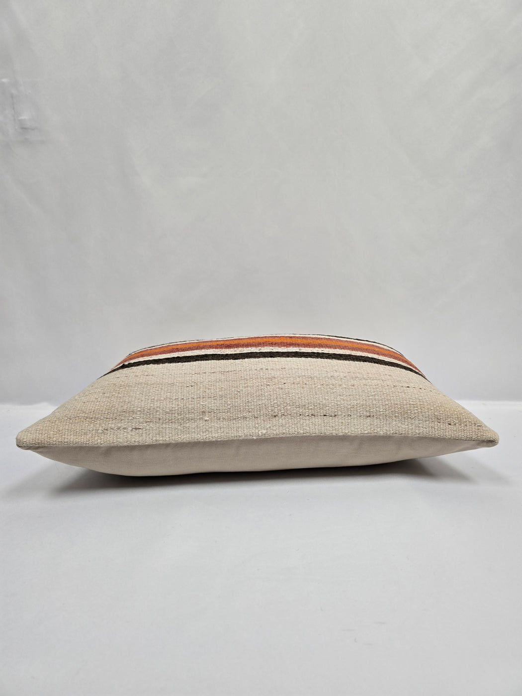 Turkish Hemp Pillow Cushion Natural Cream Brown Black Pillow Cushion Cover 16" x 24" #9059