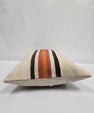 Turkish Hemp Pillow Cushion Natural Cream Brown Black Pillow Cushion Cover 16" x 24" #9059