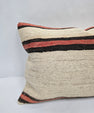 Turkish Hemp Pillow Cushion Natural Cream Black Pink Pillow Cushion Cover 16" x 24" #9056