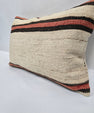 Turkish Hemp Pillow Cushion Natural Cream Black Pink Pillow Cushion Cover 16" x 24" #9056