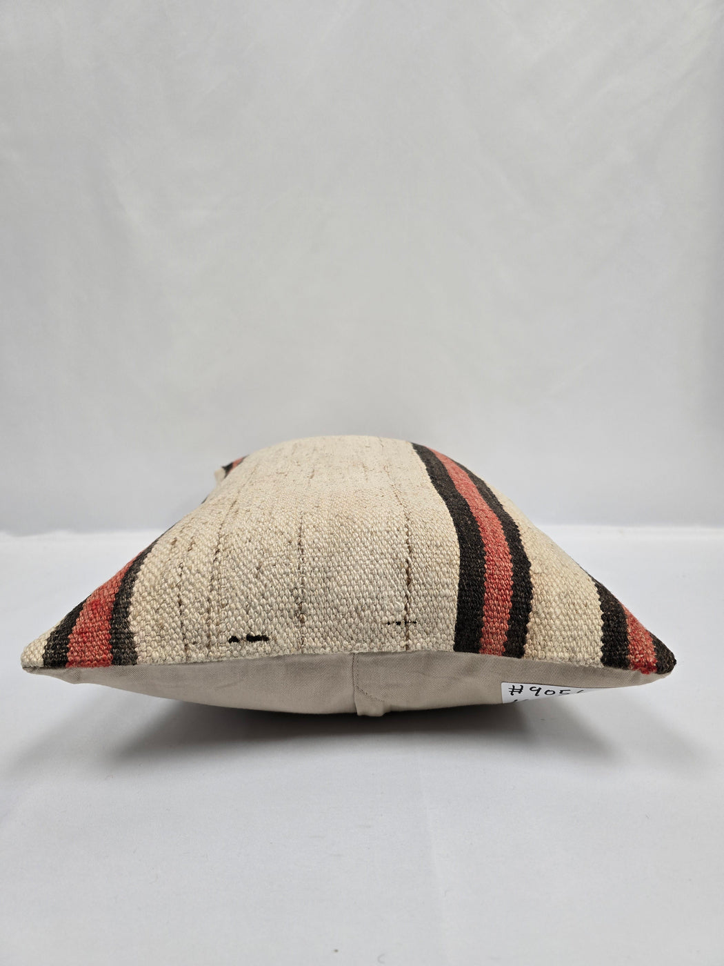 Turkish Hemp Pillow Cushion Natural Cream Black Pink Pillow Cushion Cover 16" x 24" #9056