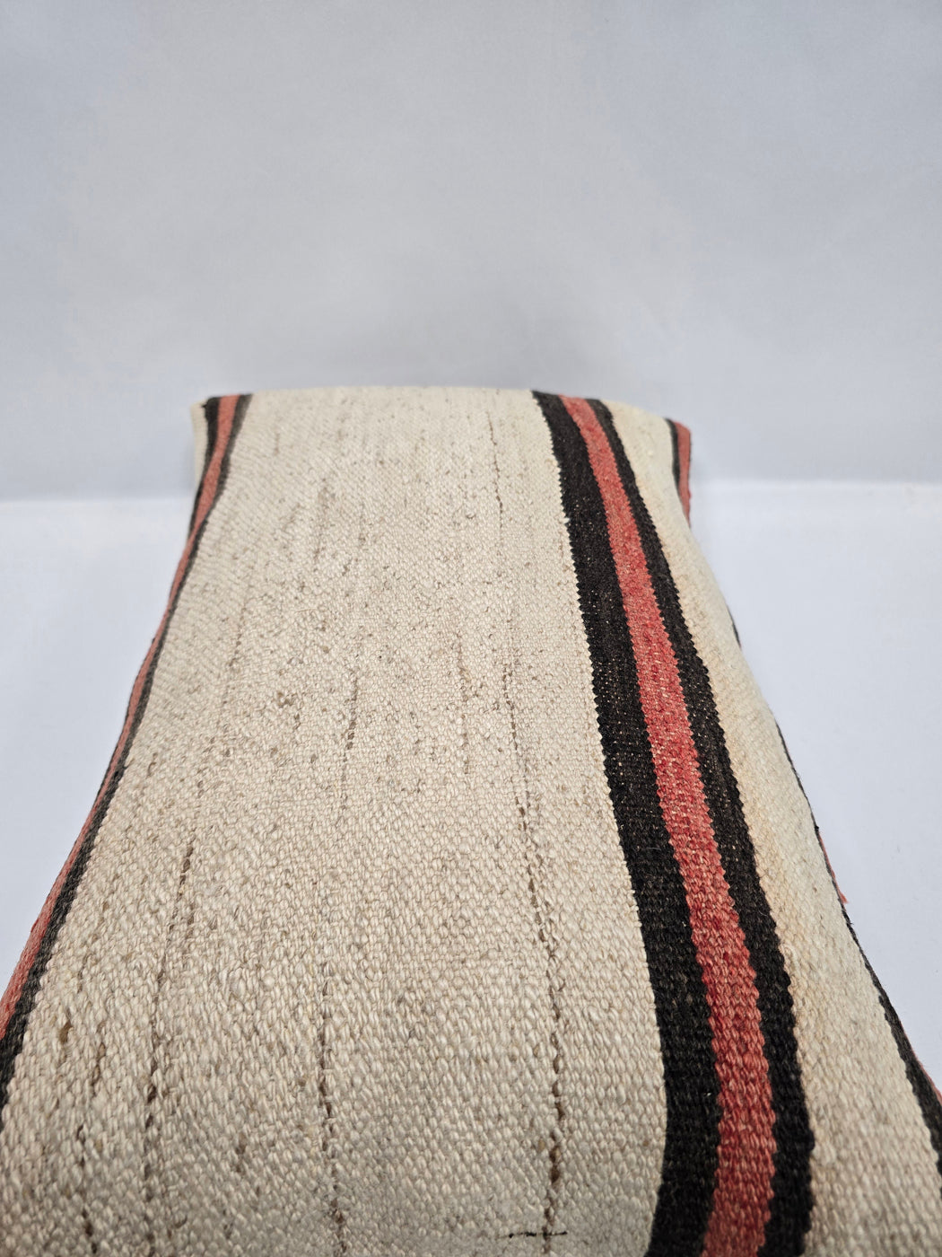 Turkish Hemp Pillow Cushion Natural Cream Black Pink Pillow Cushion Cover 16" x 24" #9056