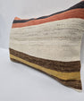 Turkish Hemp Pillow Cushion Natural Cream Brown Rust Pillow Cushion Cover 16" x 24" #9054