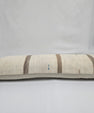 Turkish Lumbar Rug Pillow Brown Beige Cushion Cover Hemp Pillow 14" x 40" #9416