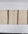 Turkish Lumbar Rug Pillow Brown Beige Cushion Cover Hemp Pillow 14" x 40" #9416