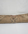 Turkish Lumbar Rug Pillow Beige Brown Cushion Cover Pillow 12" x 48" #9570