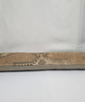 Turkish Lumbar Rug Pillow Beige Brown Cushion Cover Pillow 12" x 48" #9570